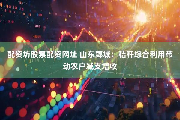 配资坊股票配资网址 山东鄄城：秸秆综合利用带动农户减支增收